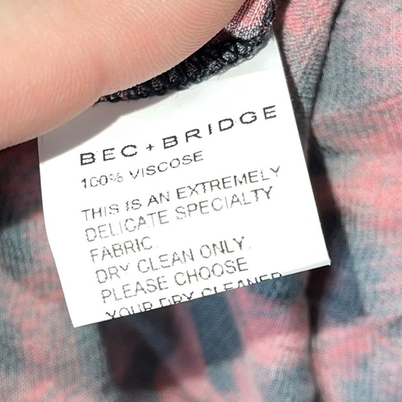 NWT BEC + BRIDGE Red Cheetah Print She's a Maniac One Shoulder Mini Dress Size 4 - Picture 10 of 10